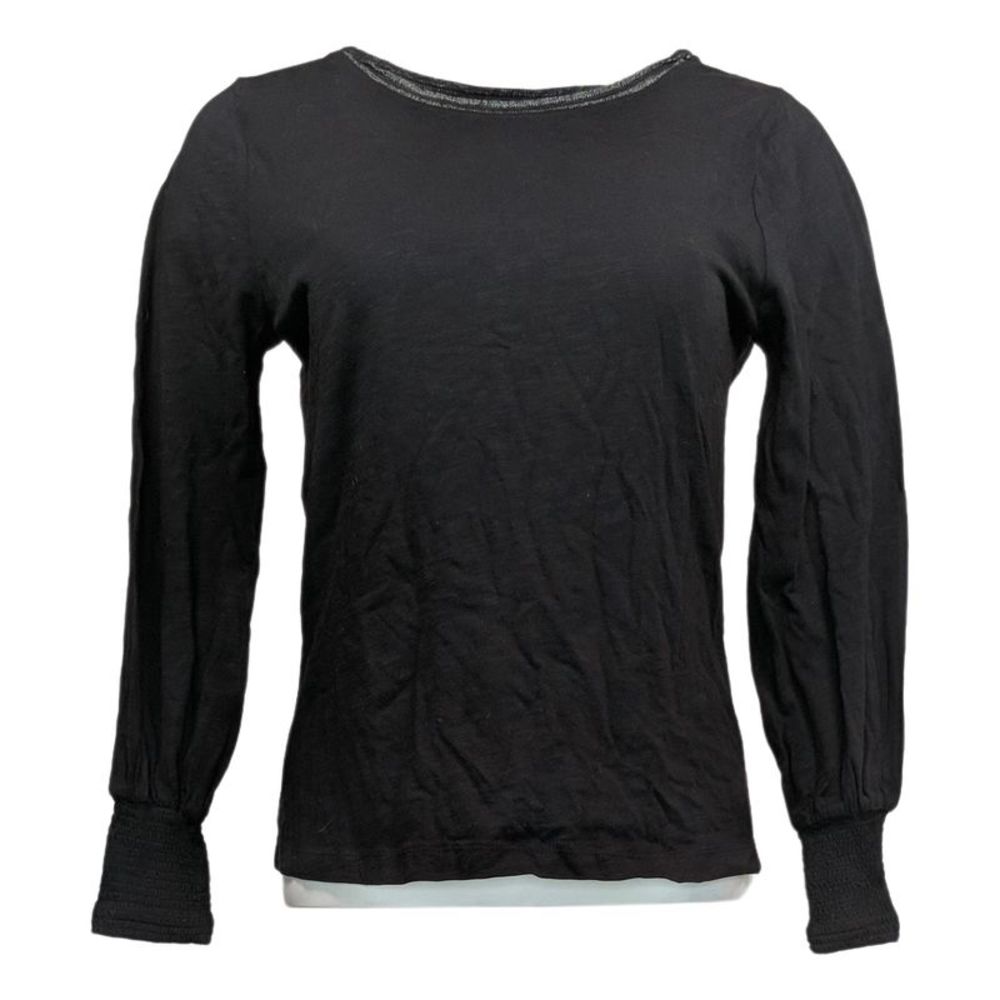 Democracy Black Long Sleeve Top